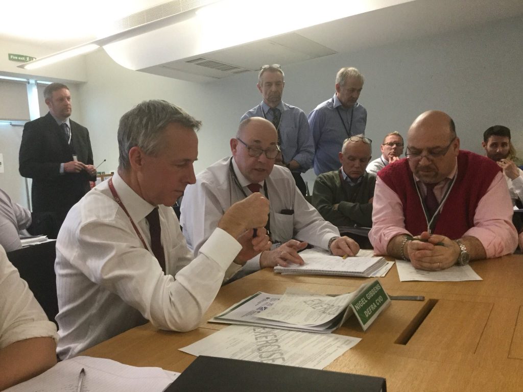 Nigel Gibbens, Defra chief veterinary officer, makes plans for England