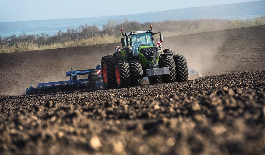 A Fendt 1000 Vario series tractor in action. File picture