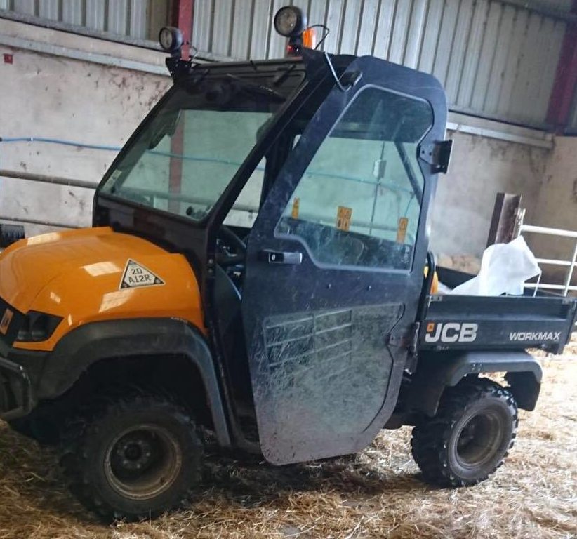 The stolen JCB Workmax. Image source: Richard Beattie