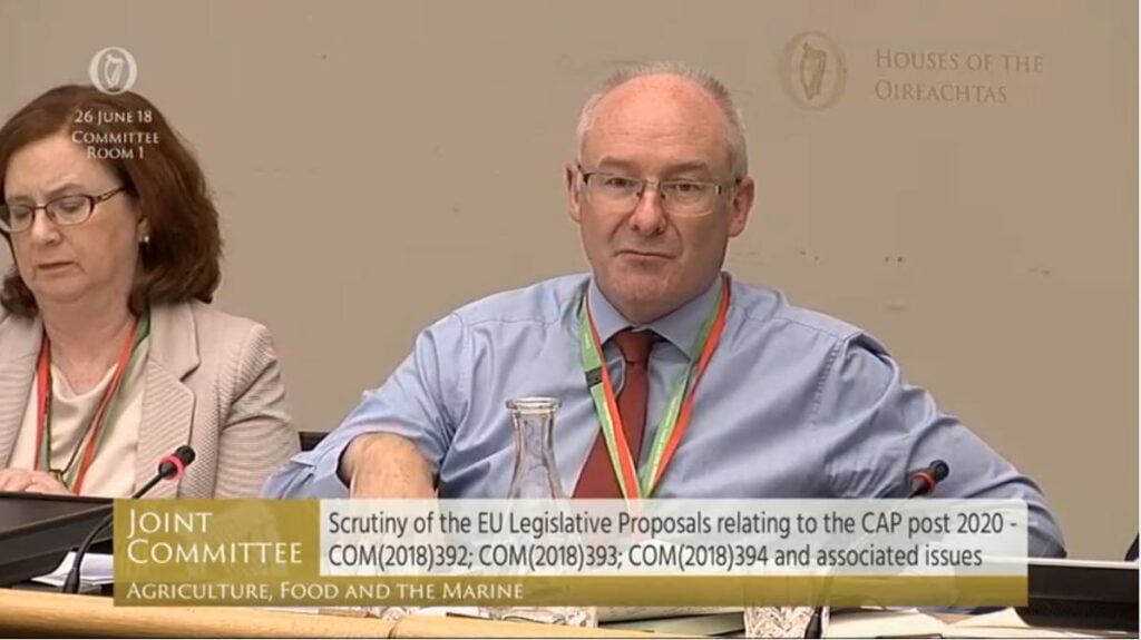 Assistant secretary general of the Department of Agriculture, Food and the Marine, Brendan Gleeson