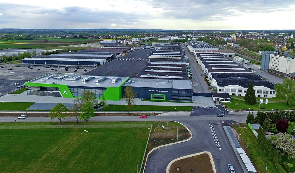 The new Deutz-Fahr factory in Lauingen, Germany