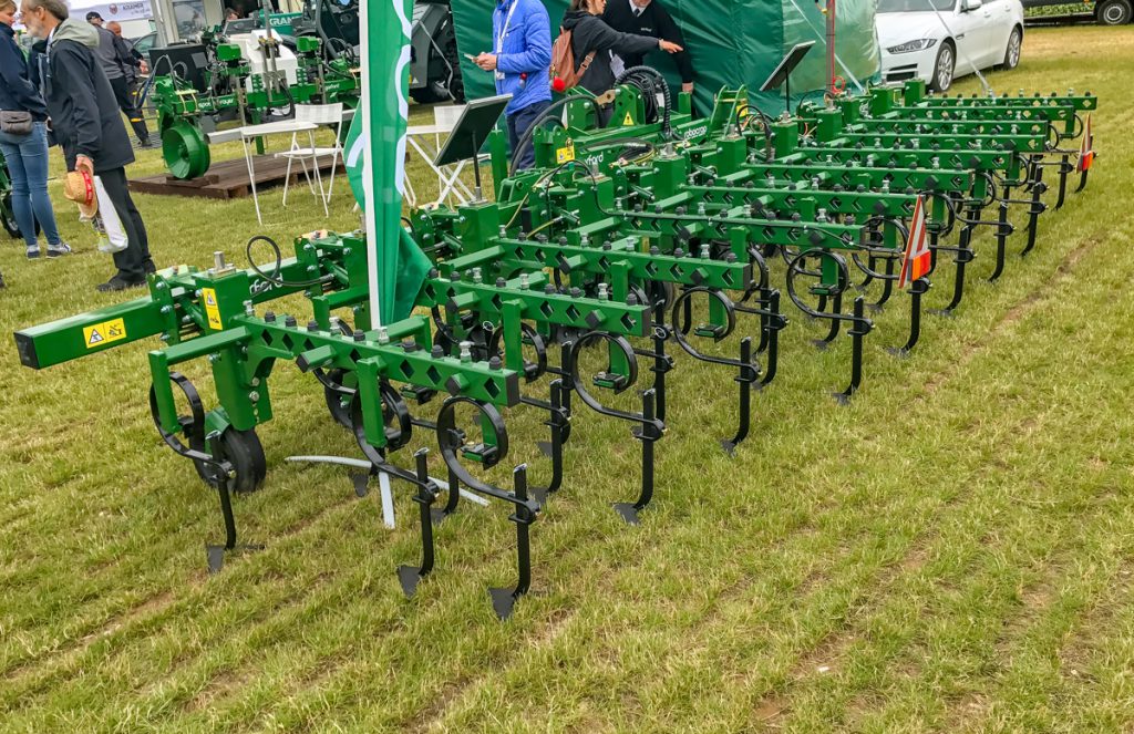 A camera-guided mechanical weeder similar to the one purchased