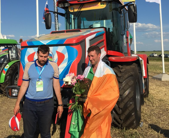 Liam O’Driscoll was awarded first place in Russia
