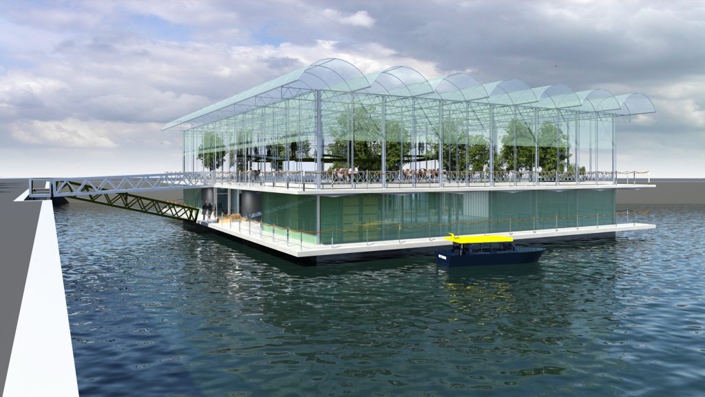 Artist’s impression of the Floating Farm when finished. Image source: Beladon