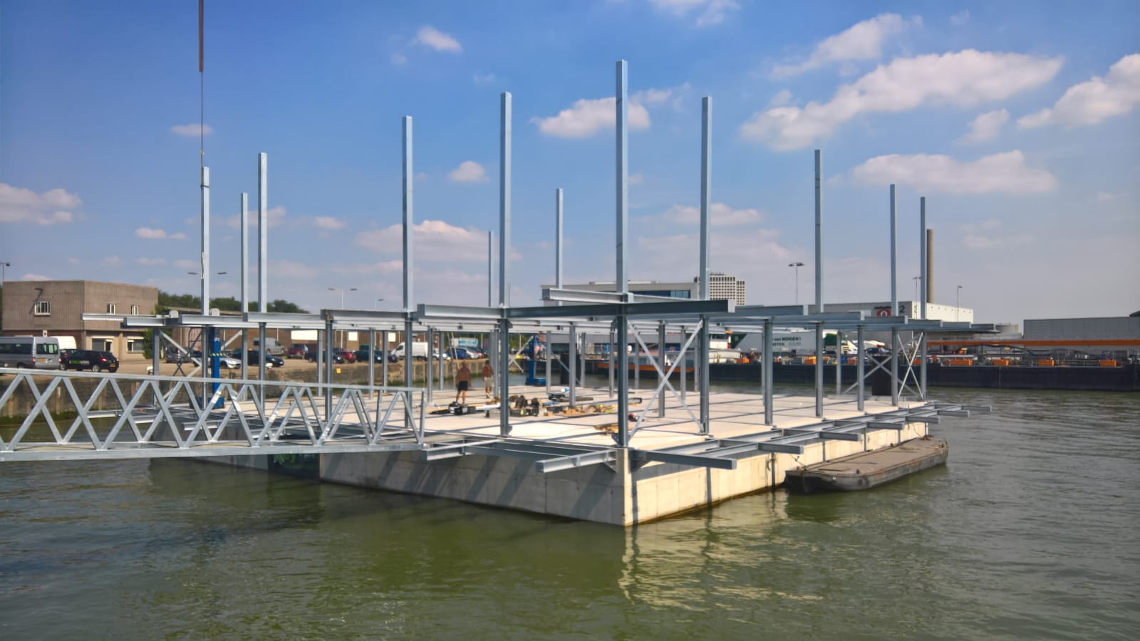 Recent picture of ongoing construction. Image source: Beladon