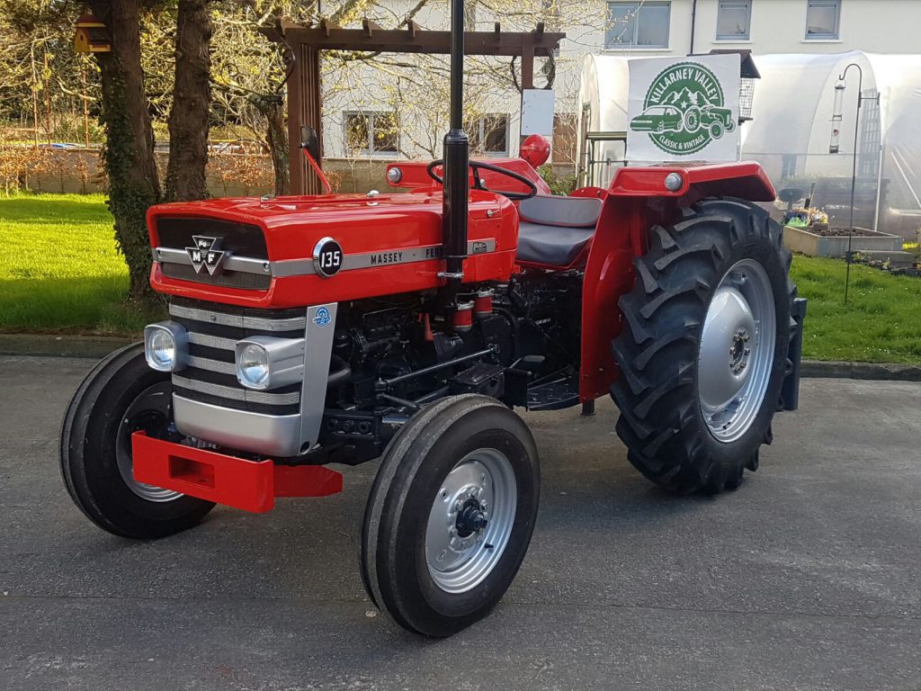 The 1968 Massey Ferguson (MF) 135 following its restoration
