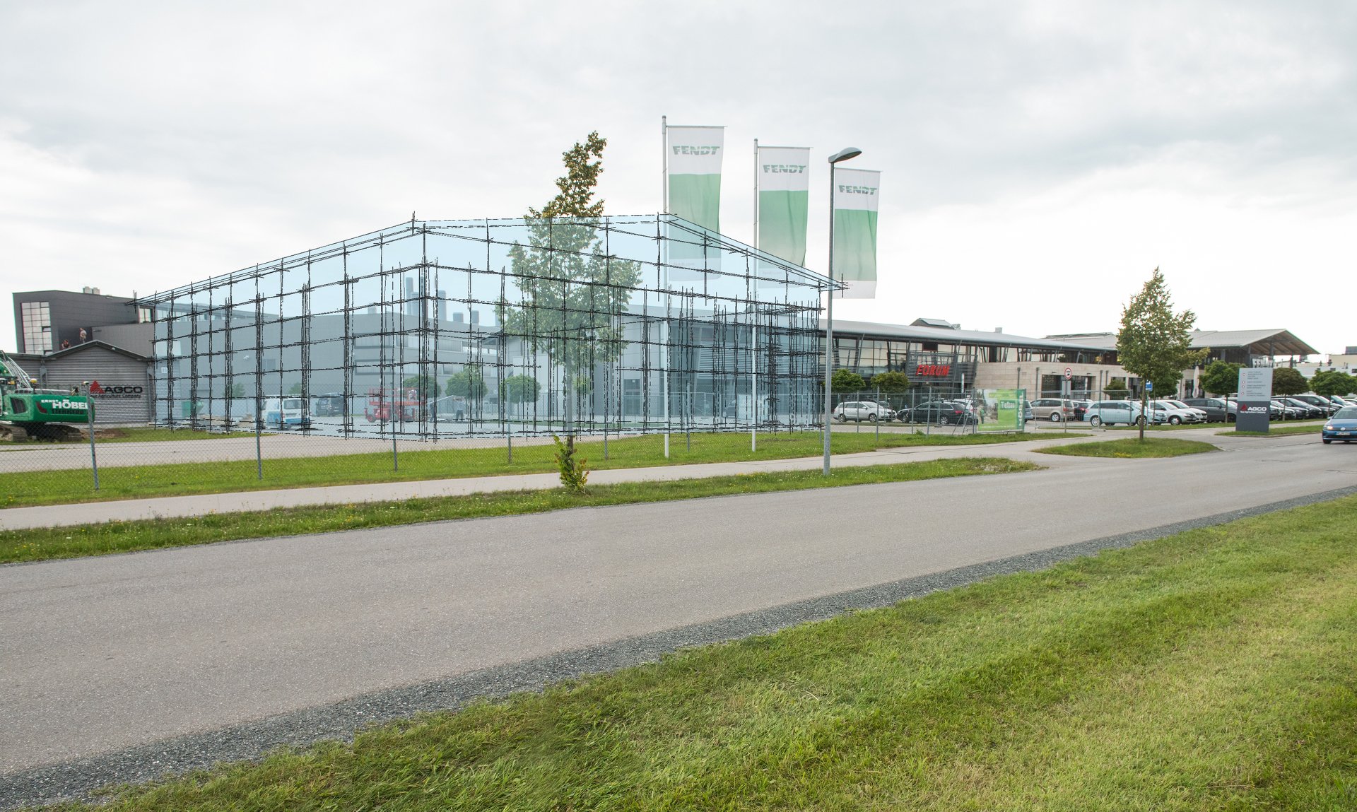 An artist’s impression of what the finished project will look like