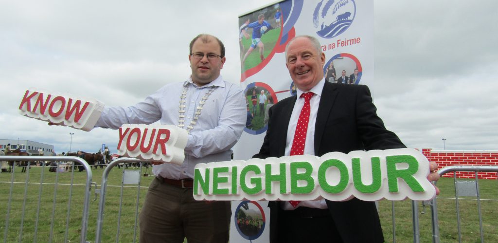 L-R: Macra na Feirme president James Healy; and Minister for Rural and Community Development Michael Ring