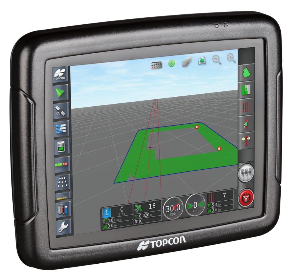 A Topcon X25 console