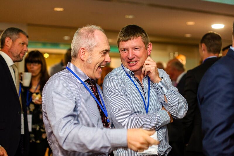 L-R: Chris Miller, Glanbia Plc; and Sean Brett, Brett Brothers. Image source: SJ Photography