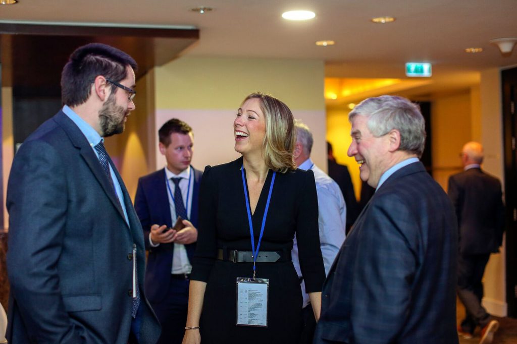L-R: Graeme Cather, AN Irwin Feeds; Claudine Heron, W&amp;R Barnett; and Kenneth Irwin, AN Irwin Feeds. Image source: SJ Photography