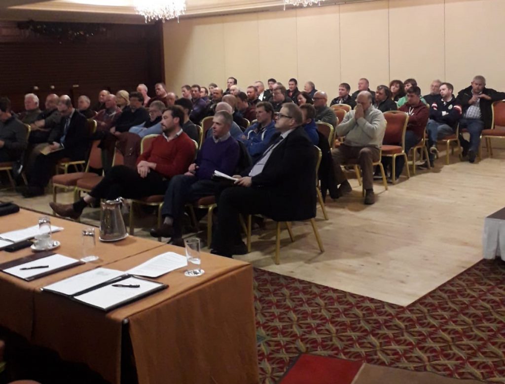Some of the crowd in attendance at the IGGG AGM last night