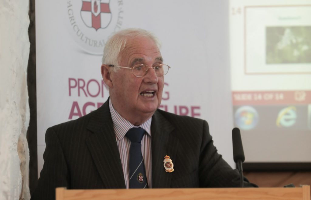 RUAS deputy president Billy Martin addresses attendees at this year’s Winter Fair launch