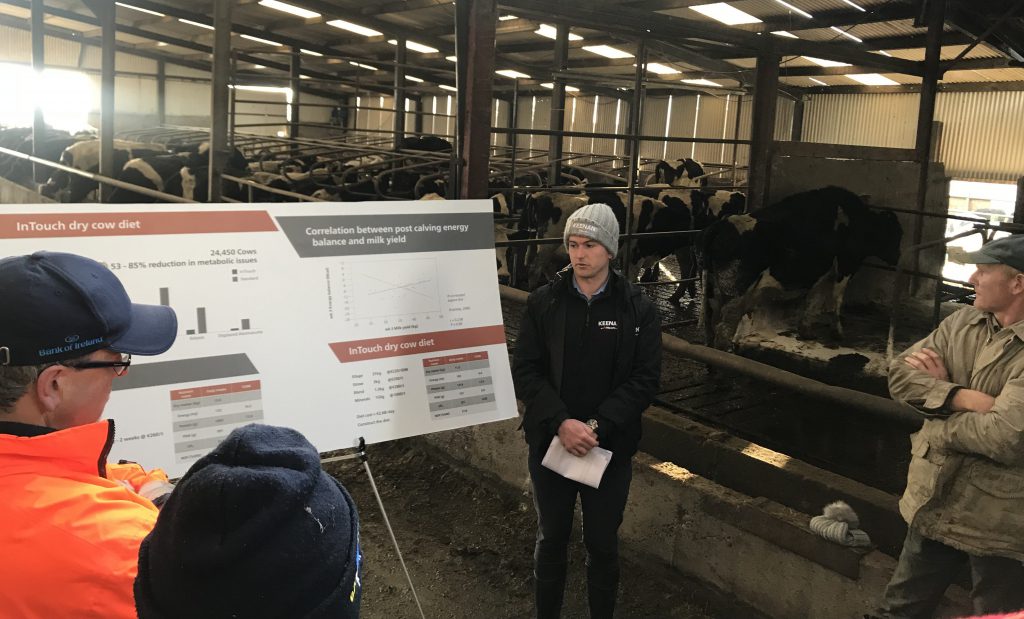 Mark Moloney addressing farmers on the day
