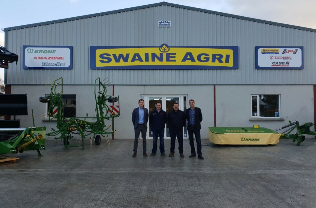 L-R: Stephen Scrivener; Tom O’Connor; Liam Swaine; and Paul Scrivener