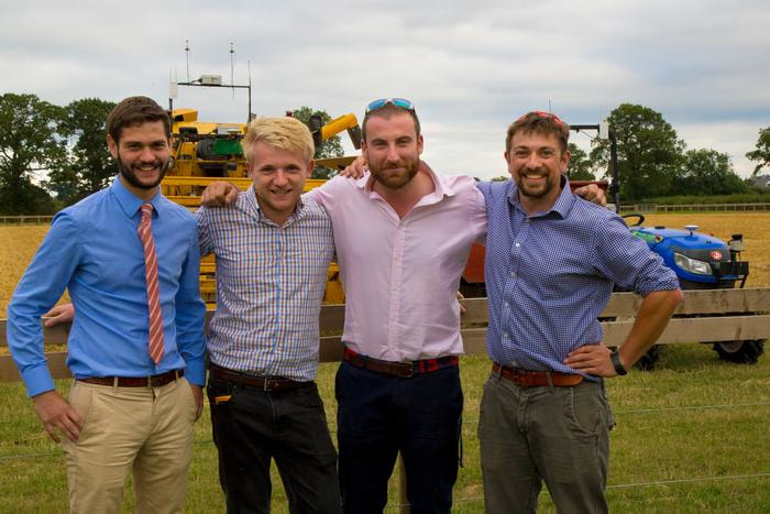 L-R: Kit Franklin; Martin Abell; Kieran Walsh; and Jonathan Gill