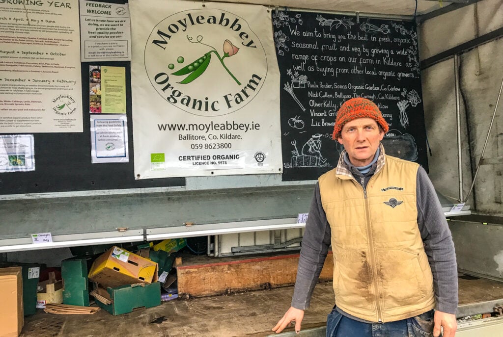 Liam’s stall for the market