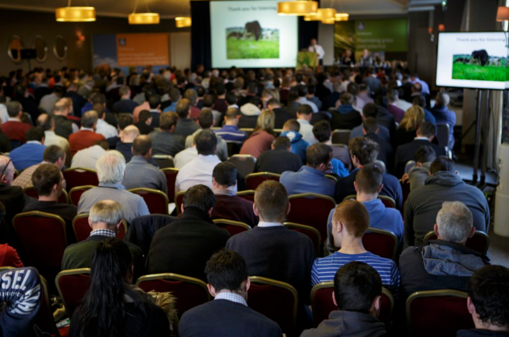 A large crowd attended the IGA Dairy Conference in Co. Limerick last year