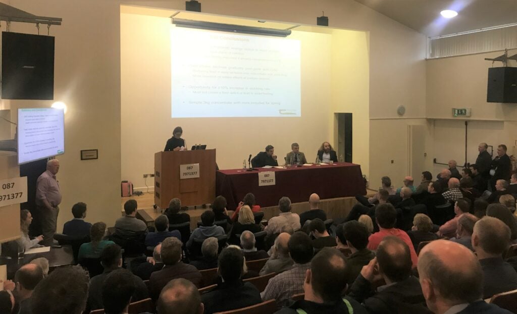Siobhan Kavanagh, Teagasc; Ed Payne, Hilltop Dairies; George Ramsbottom, Teagasc; Joe Patton, Teagasc