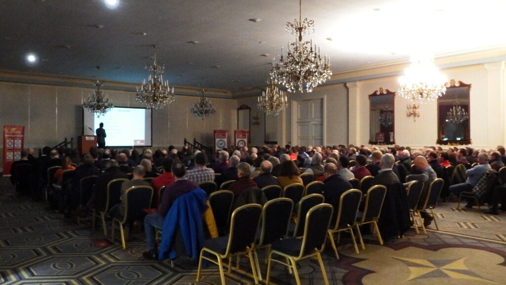 Some of the crowd in attendance at the event