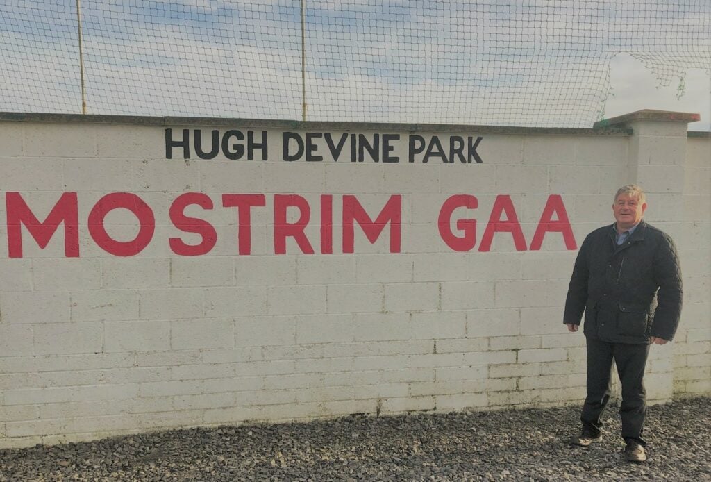 Sean Hannon is the chairman of Mostrim GAA