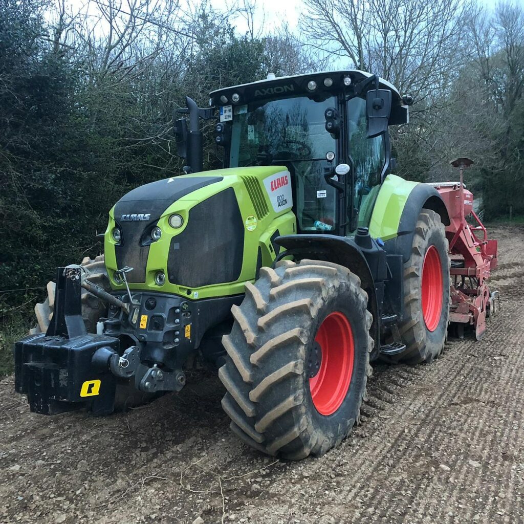 EJ Agri planting spring barley in Davidstown, Enniscorthy, Co. Wexford