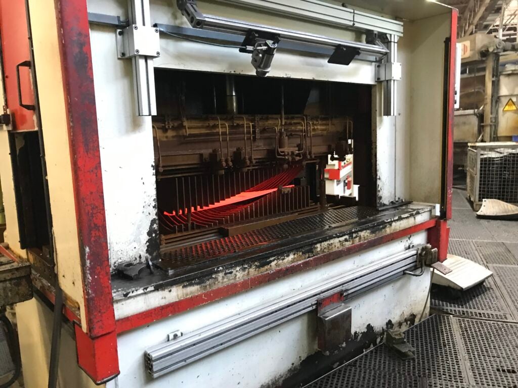 This press shapes the plough boards