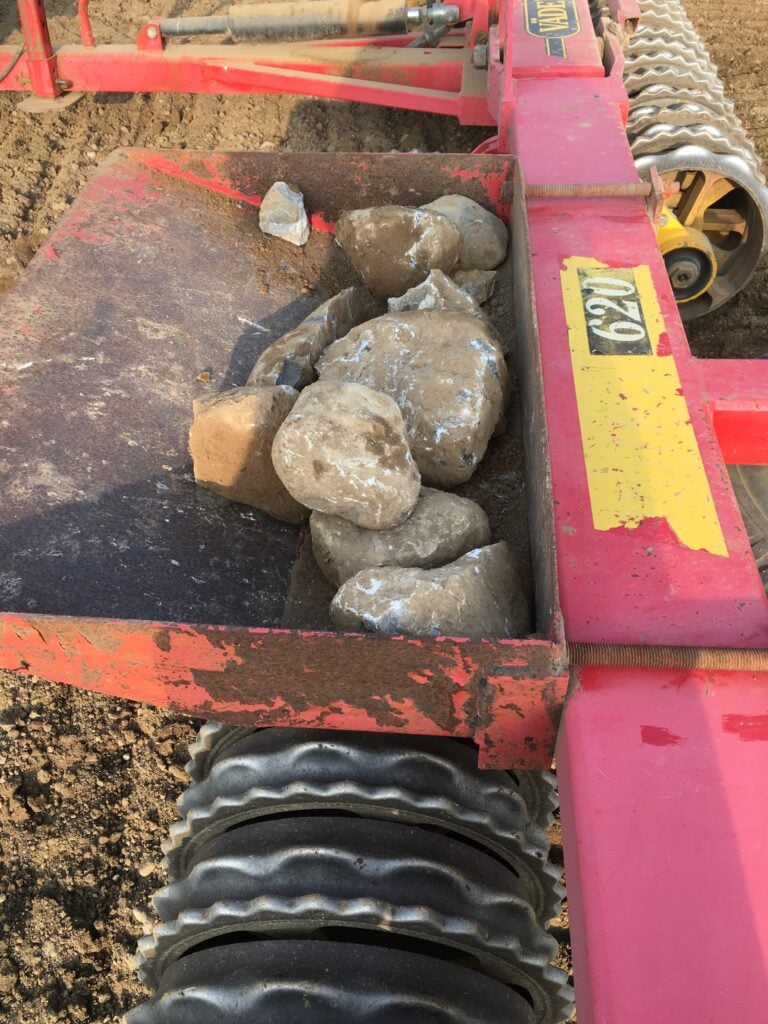 Stones needed to be picked on John Mulhare's farm in Co. Laois
