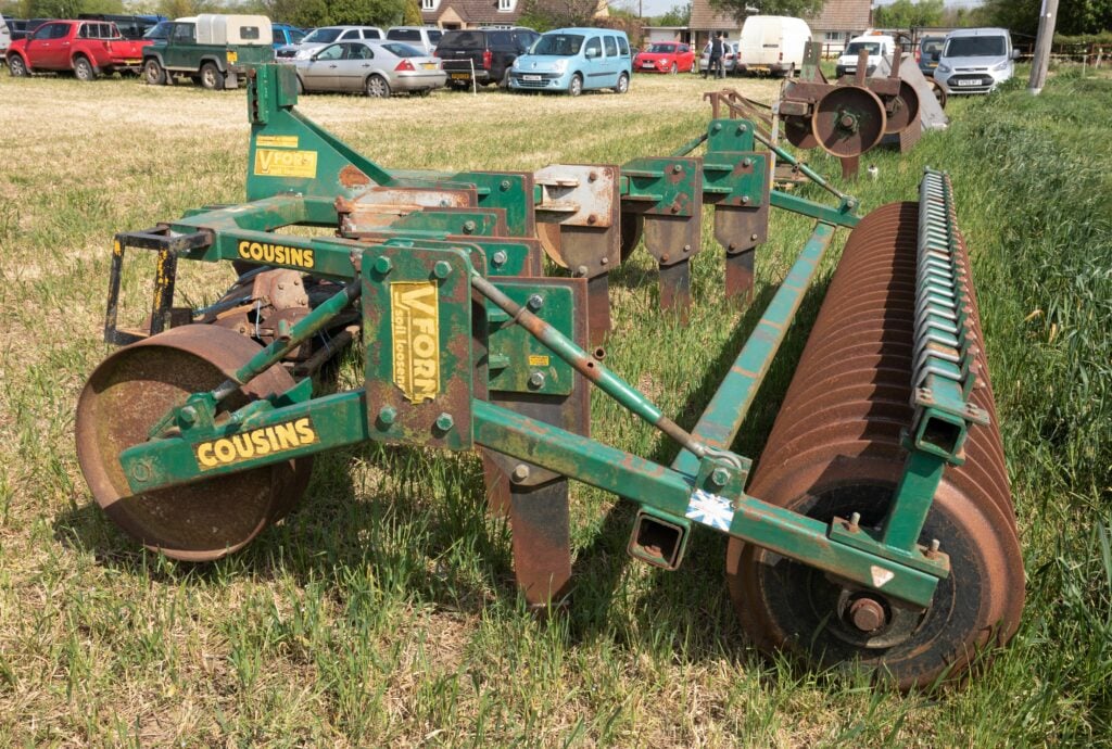 This Cousins V-Form (subsoiler; 4.5m) sold for £2,000