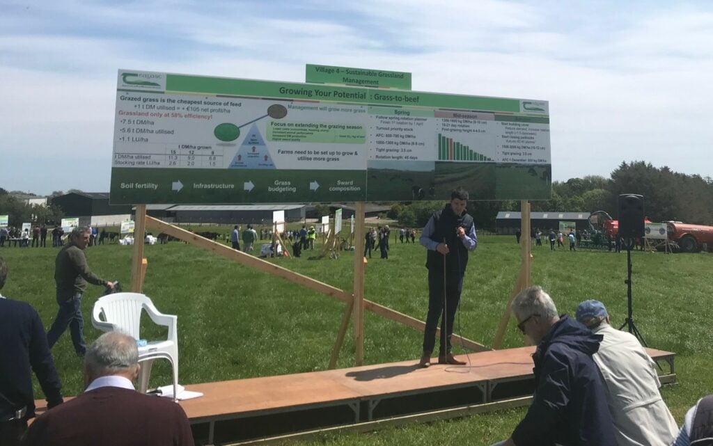 Nicky Byrne speaking at DairyBEEF2019