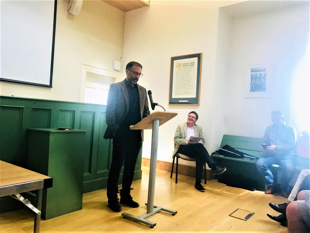 John Greene Sunday Independent sports editor addressing last year’s summer school