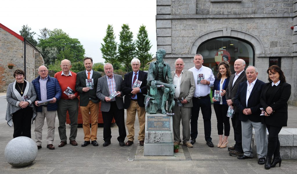 The Oliver Goldsmith International Literary Festival committee at this year’s launch in Ballymahon, Co. Longford. Image source: Declan Gilmore