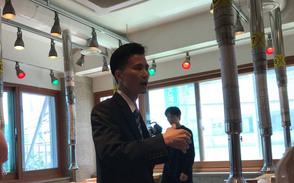 Amos Kim, managing director of OGAM Meat