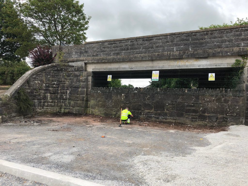 The area where Bruree village’s bottle bank ‘used to be’