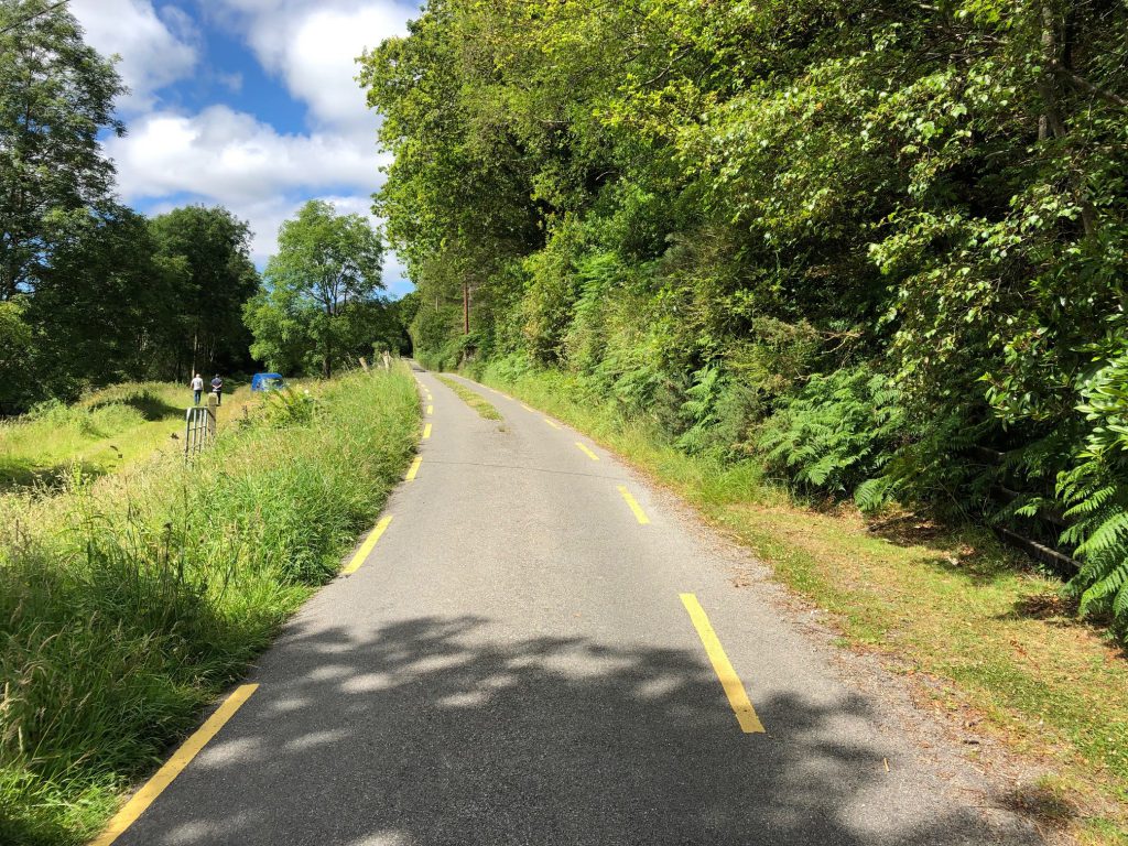 The start of the South Kerry Greenway at Glenbeigh runs alongside Jimmy Sheahan’s land
