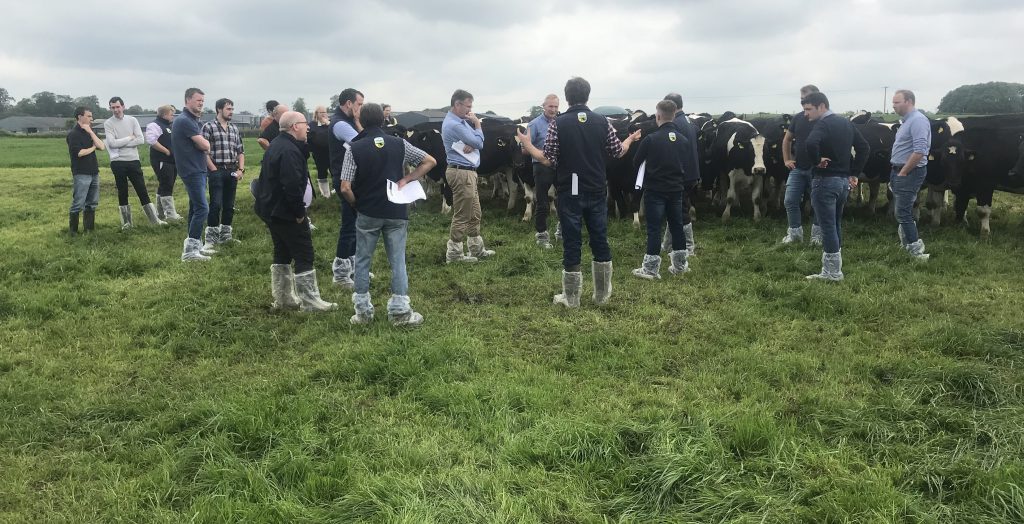 Teagasc Green Acres Calf to Beef Programme manager Alan Dillon addressing the farmers on the day