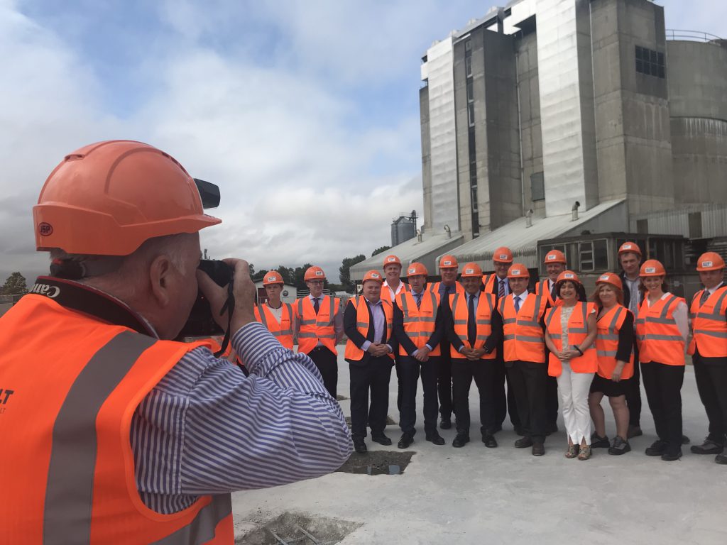 Local photographer Robert Redmond was taking photos on the day. He is based across the road, and the canal, from the Boortmalt site
