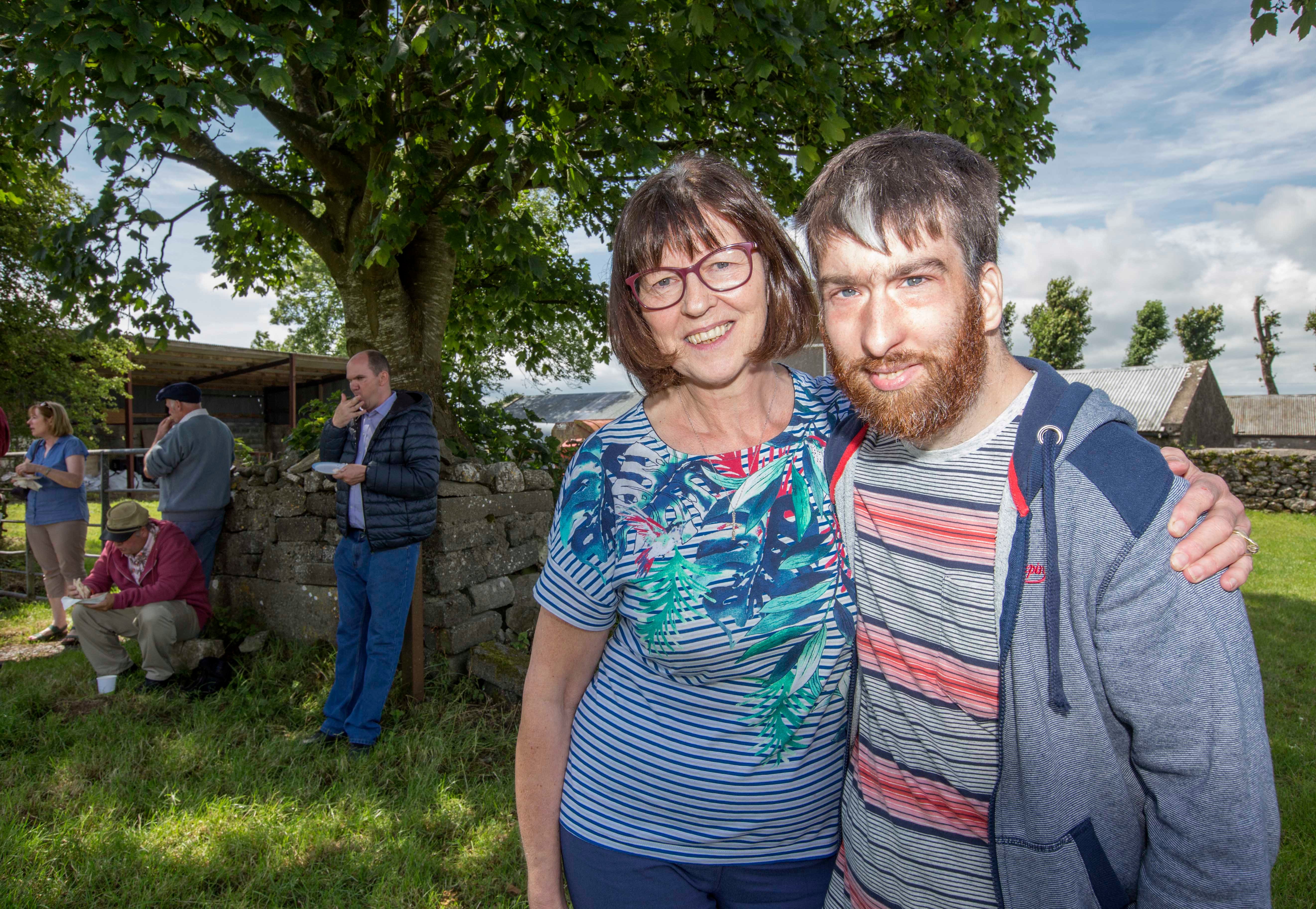 Mary Caulfield from Co. Roscommon with her son, Seamus, who participates in social farming, supported by the Brothers of Charity, Roscommon. Image source: Brian Farrell