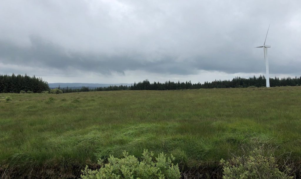 The first turbine was constructed in 2003 and this was soon followed by a landslide