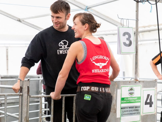 Karol and his sister Joanne at the recent Clonmany Agricultural Show