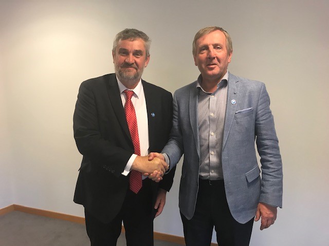 Minister Creed with Polish Minister Krzysztof Ardanowski