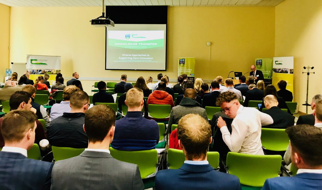 UCD Prof. Jim Kinsella pictured opening the conference yesterday, Friday, October 18