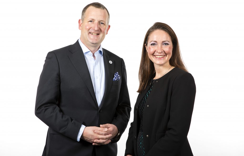 L-R: Niall Browne, CEO, Dawn Meats; Gill Higgins, Dawn Meats. Image source: Chris Bellew (Fennell Photography)