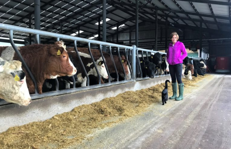 Farm manager and Kerry native Áine Sweeney