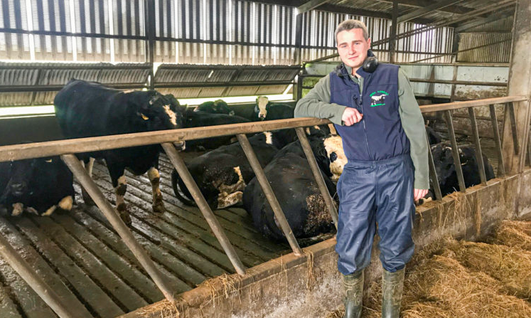 Noah Power who farms in Knockavalla, Co. Waterford