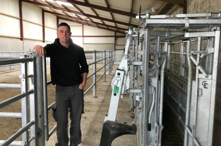 Farm manager John Kingham