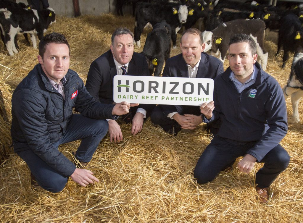L-R: Arthur Callaghan and George Mullan (ABP) with Nick Whelan and Chris Frizzell (Dale Farm)