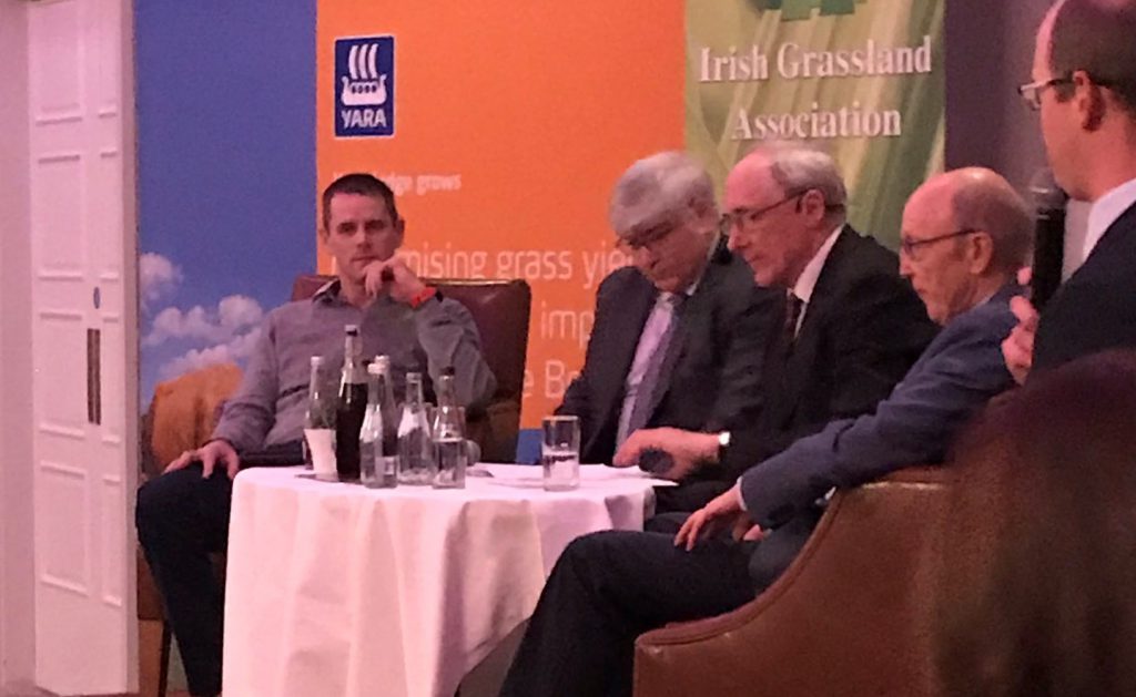 Dairy farmer John Kelly (pictured left)