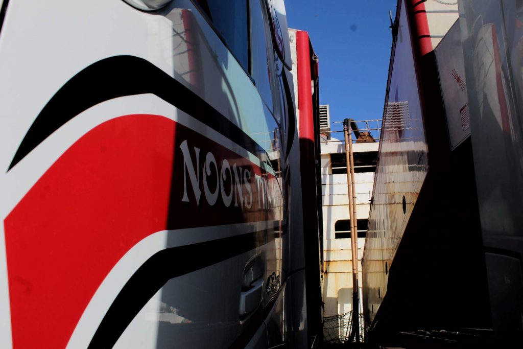 Feed blown onto the Atlantic M. Image source: Jane Smith