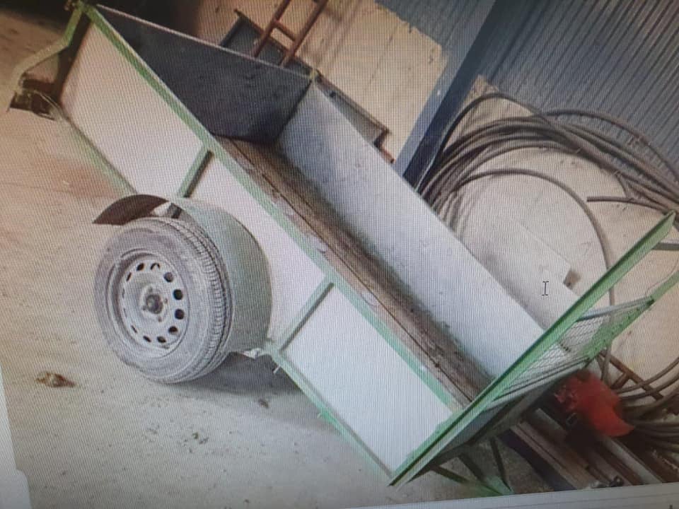 The stolen trailer in question. Image source Garda Síochána Laois Offaly